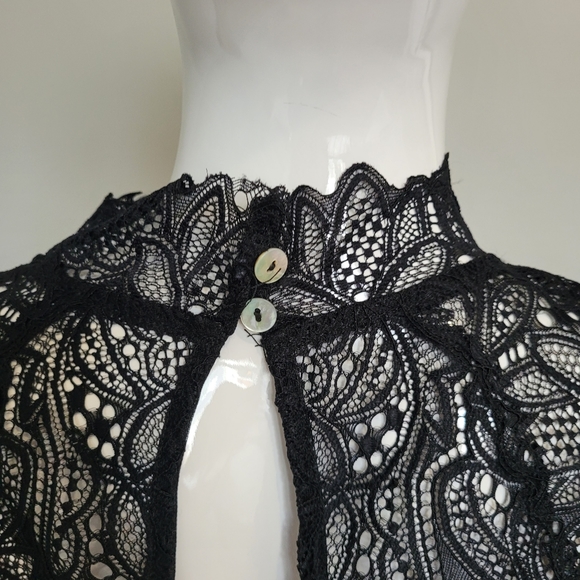 Free People Marsha Lace Slip Dress, VGUC, Size S - Picture 4 of 6